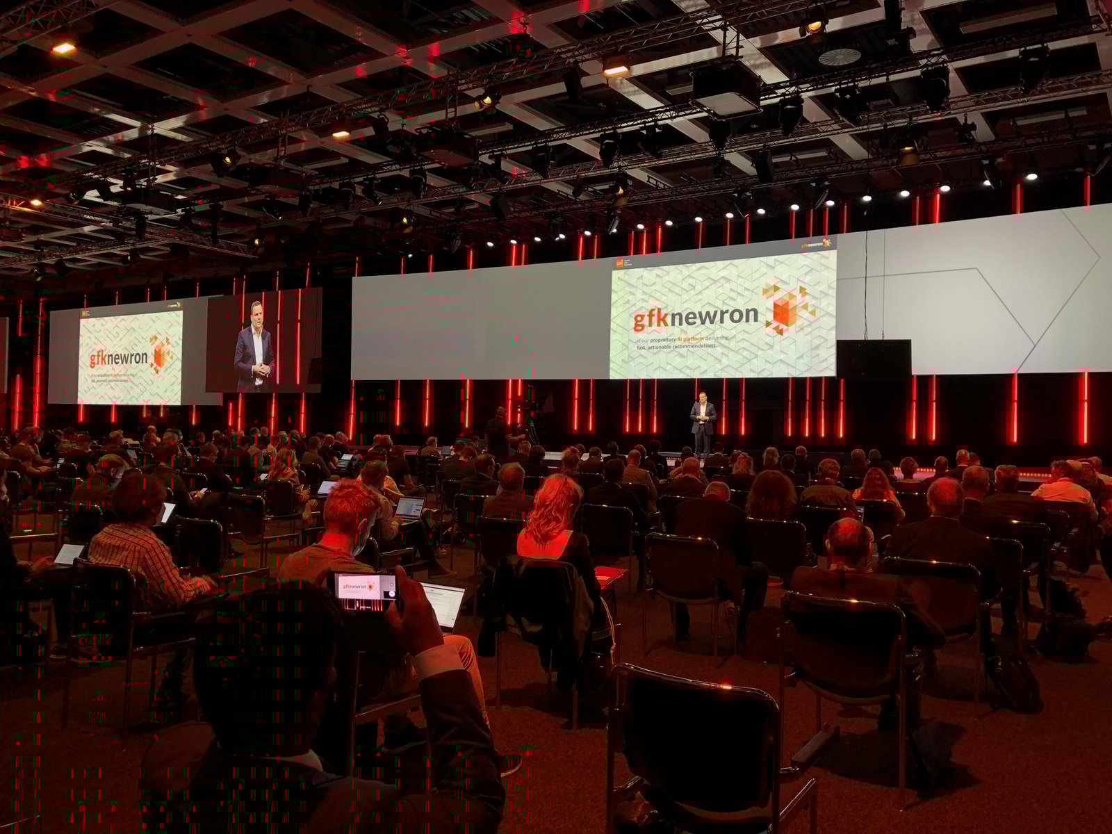 GfK CEO Peter Feld at his IFA opening speech on Sep 3, 2020
