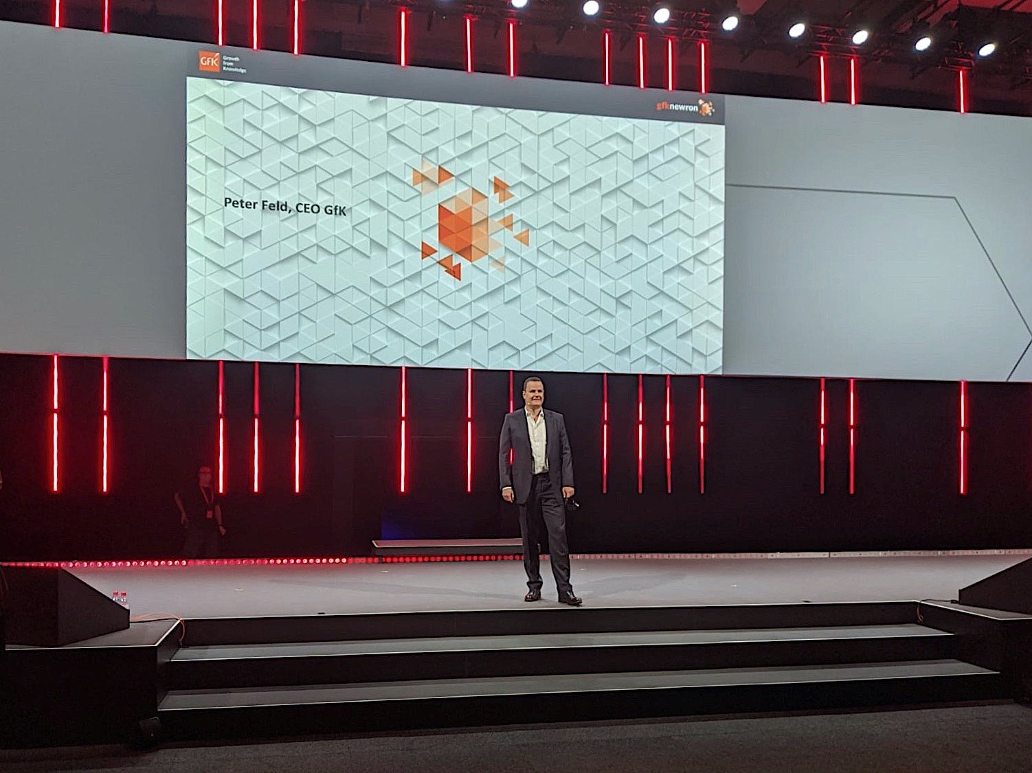 GfK CEO Peter Feld at his opening speech at the GPC on Sep 3, 2020