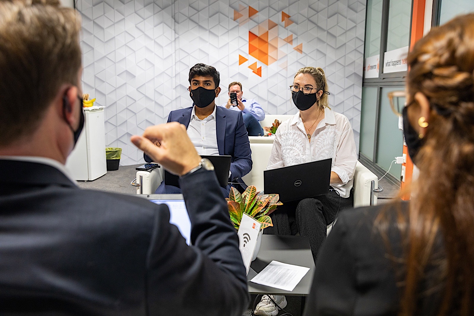 Meetings in the GfK office at IFA 2020