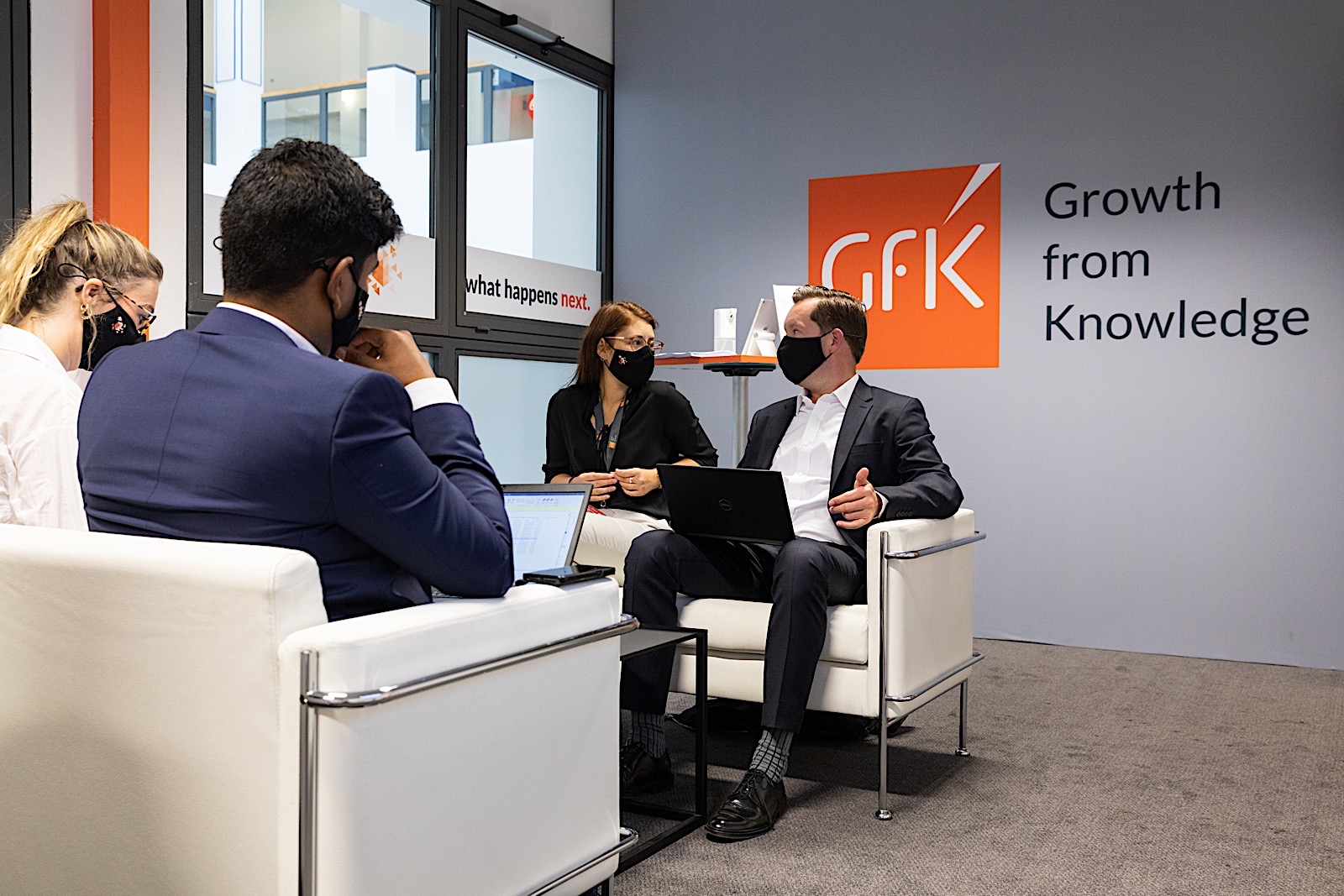 Meetings in the GfK office at IFA 2020