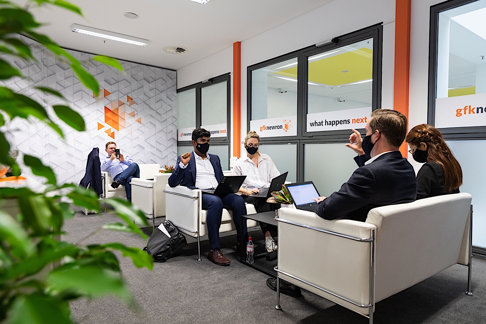 Meetings in the GfK office at IFA 2020